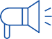 채용합격 확성기 아이콘
